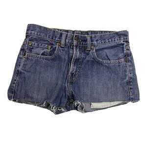 Levi’s Womens 550 Denim Cut Off Shorts 28 Relaxed Fit READ